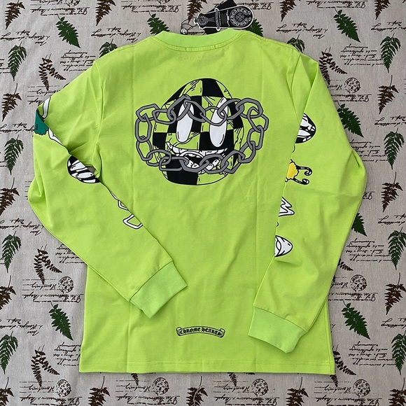 Chrome Hearts X Matty Boy Chain Long Sleeved T Shirt Size M - Picture 2 of 7